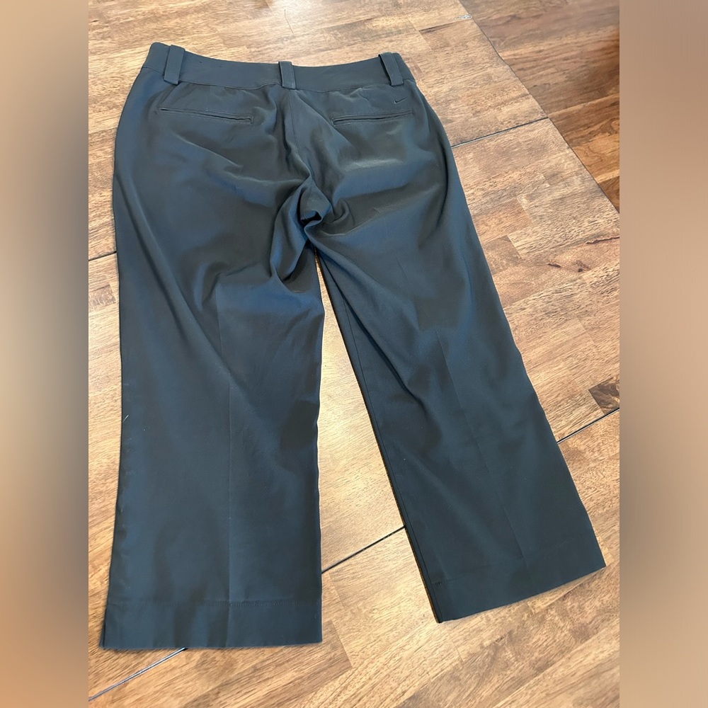 Nike Golf Tour Performance Dri-Fit Capri Pants Women's 6‎ Black Mid Rise - Picture 4 of 5